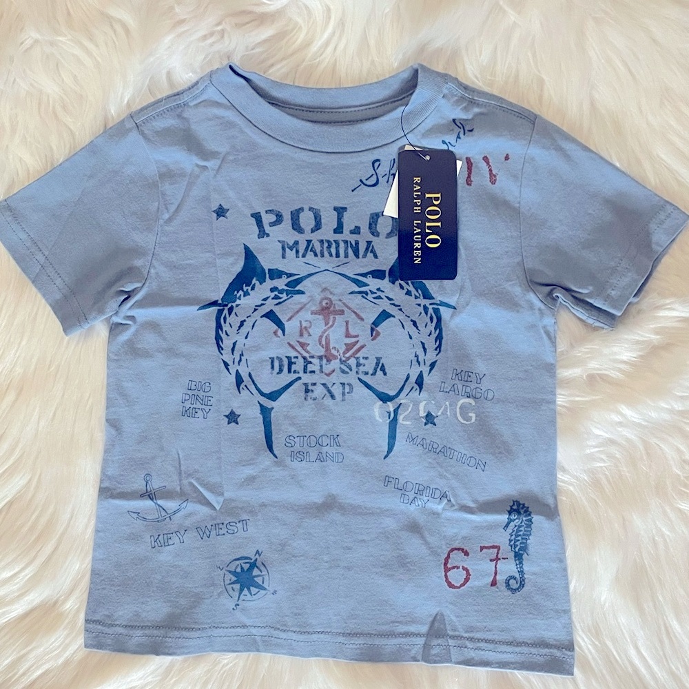 Polo Toddler Boy Graphic Tee